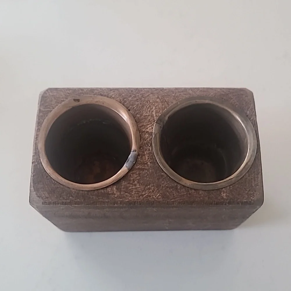 Rustic Pottery Barn Candle Holder